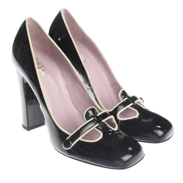 Décolleté, in Nero, Rosso Valentino