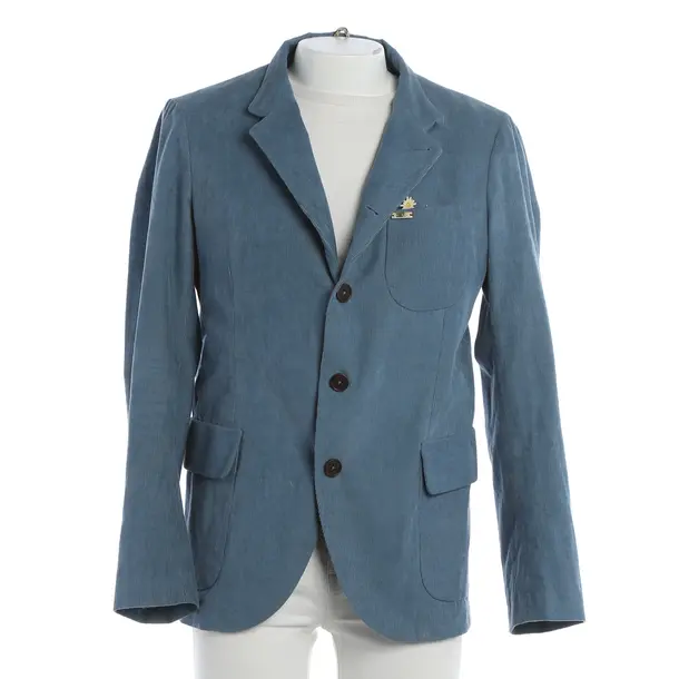 Giacca, in Blu, Cotone, Luis Trenker