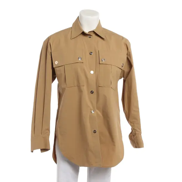 Blouse, in Light Brown, Cotton, Maje