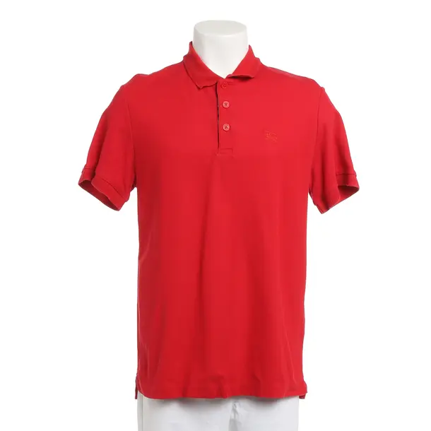 Polo Shirt, in Red, Cotton, Burberry