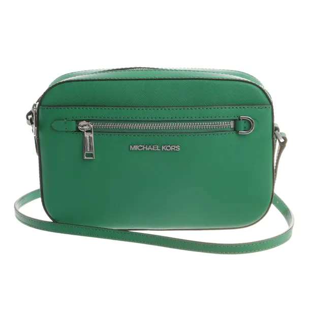Schultertasche, in Grün, Polyvinyl, Michael Kors