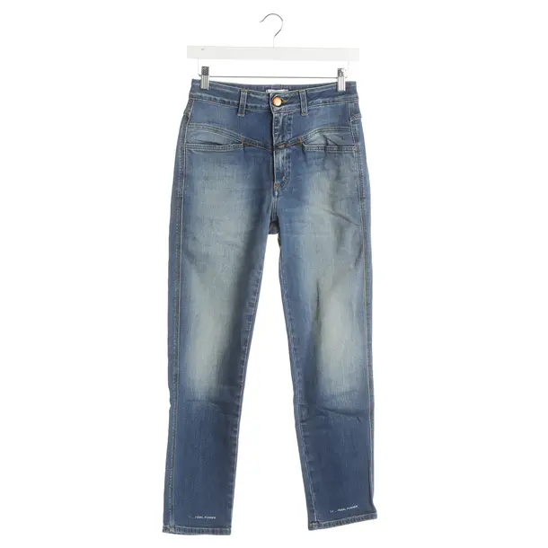 Jeans skinny, in Blu, Cotone, Chiuso