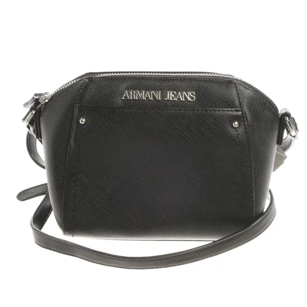 Schultertasche, in Schwarz, Polyurethan, Armani Jeans