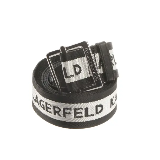 Gürtel, in Schwarz, Polyester, Karl Lagerfeld