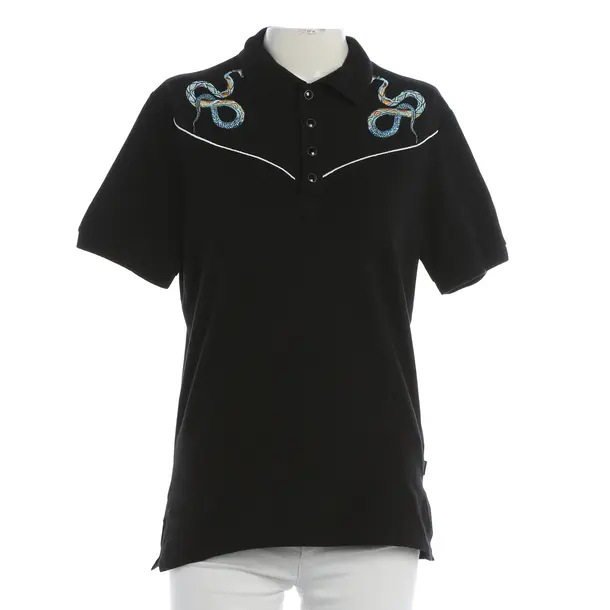 Polo, in Nero, Cotone, Solo Cavalli
