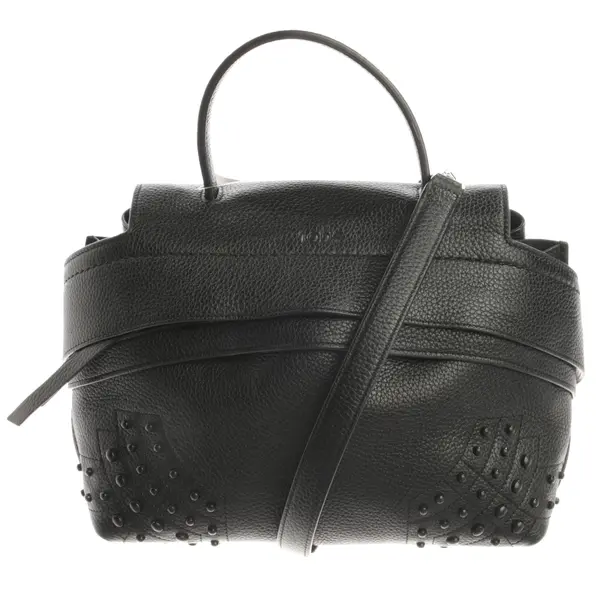 Shoulder Bag, in Black, Leather, Tod´s