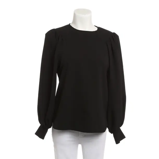 Bluse, in Schwarz, Polyester, Ganni