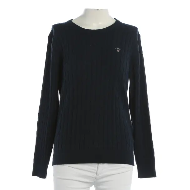 Jumper, in Navy, Cotton, Gant