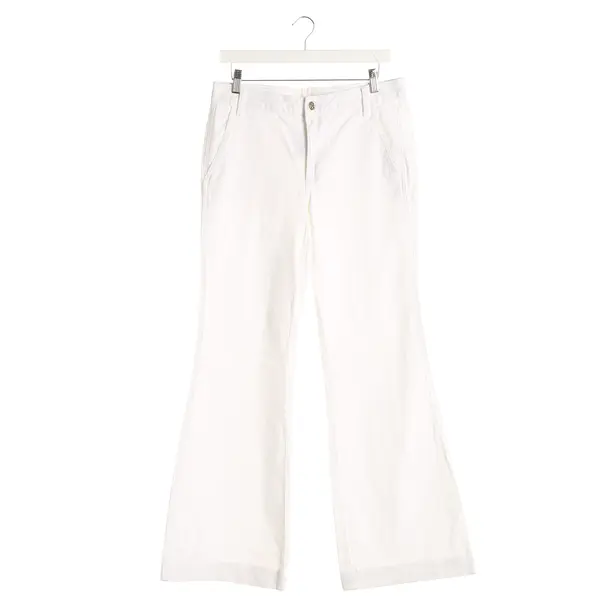Jeans svasati, in Bianco, Cotone, Tory Burch