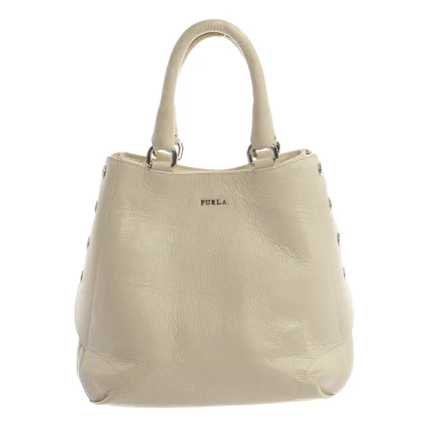 Handbag, in Beige, Leather, Furla