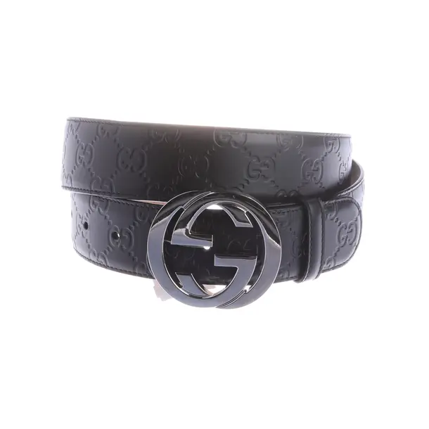 Belt, in Black, Leather, Gucci