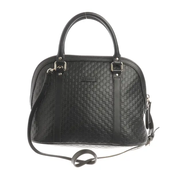 Handtasche, in Schwarz, Leder, Gucci