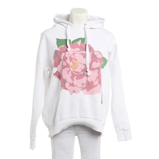 Hoodie, in Weiß, Baumwolle, Gucci