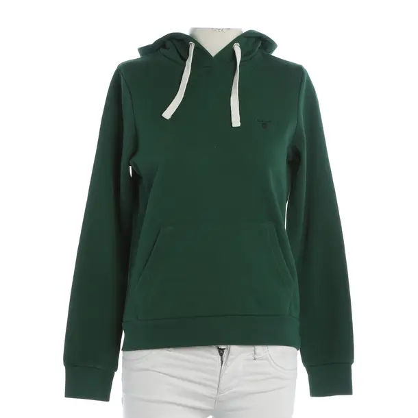 Felpa con cappuccio, in Verde, Cotone, Gant