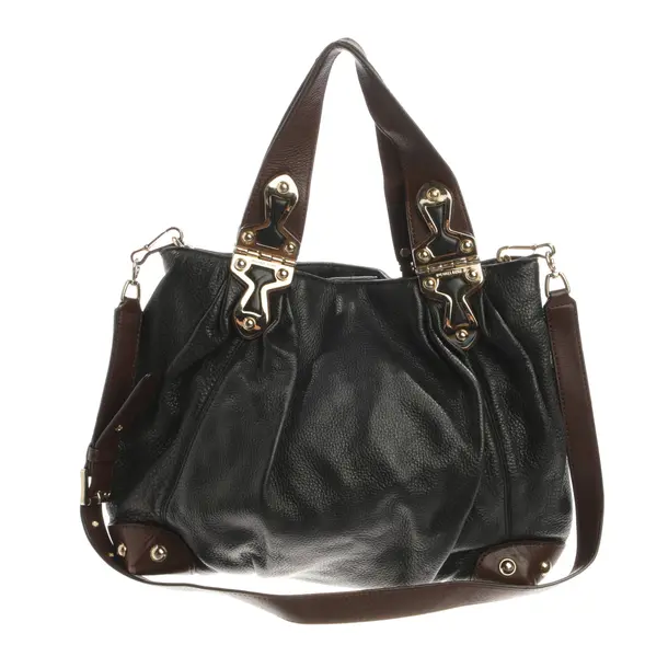 Schultertasche, in Schwarz, Leder, Michael Kors