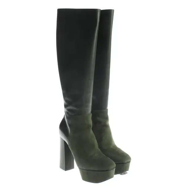 Stiefel, in Dunkelgrün, Casadei