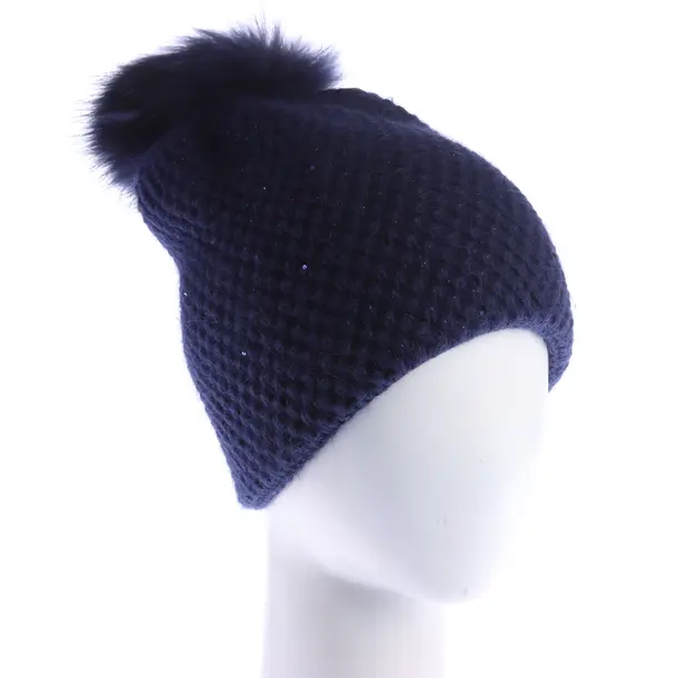 Beanie, in Blue, Viscose, Sportalm