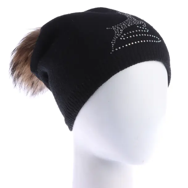 Cappello, in Nero, Poliacrilico, Sportalm