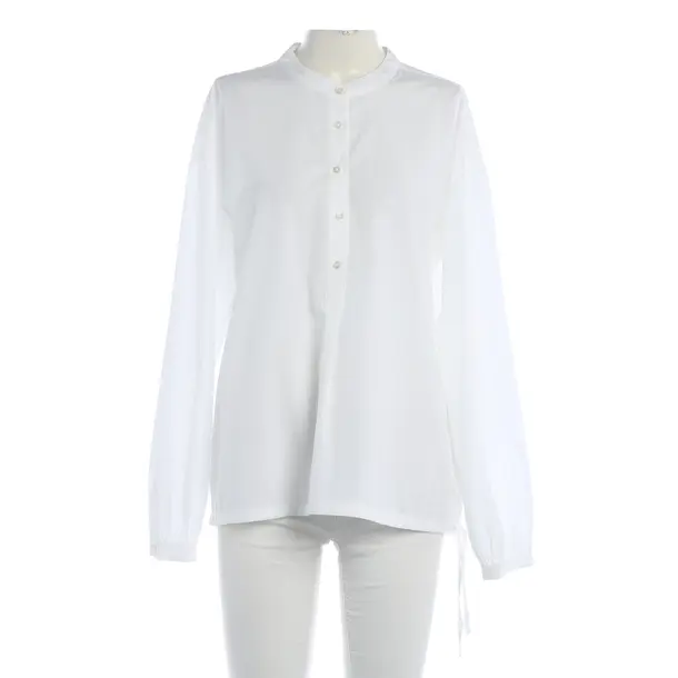 Camicetta, in Bianco, Cotone, Chiuso