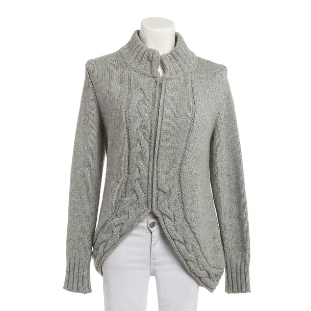 Strickjacke, in Grau, Wolle, Peserico