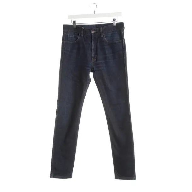 Slim Fit Jeans, in Navy, Cotton, Gucci