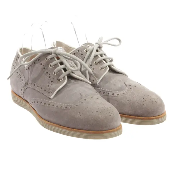 Scarpe stringate, in Grigio chiaro, Santoni