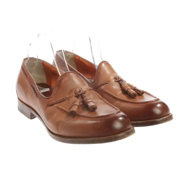 Loafers, in Light Brown, Santoni