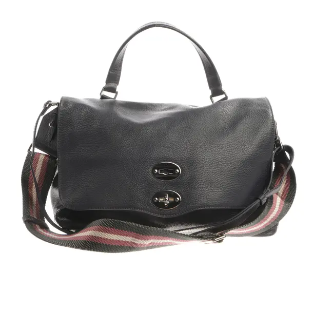 Handtasche, in Navy, Leder, Zanellato