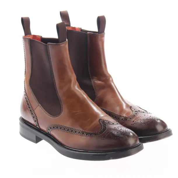 Stivali Chelsea, in Marrone, Santoni