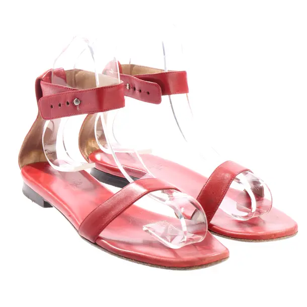 Sandals, in Red, Hermès