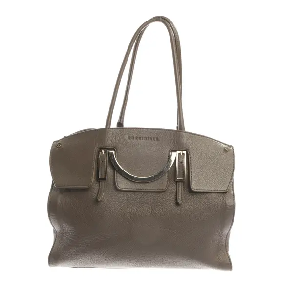Shoulder Bag, in Gray, Leather, Coccinelle