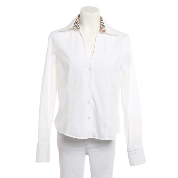 Bluse, in Weiß, Baumwolle, Burberry
