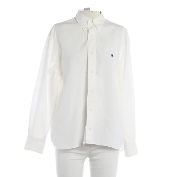 Blouse, in White, Cotton, Polo Ralph Lauren