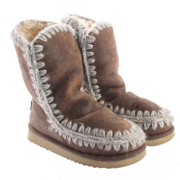 Winter Boots, in Brown, Mou