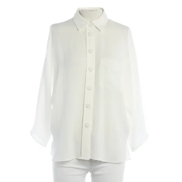 Blouse, in White, Triacetate, Windsor