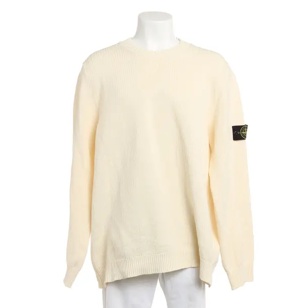 Pullover, in Cream, Baumwolle, Stone Island