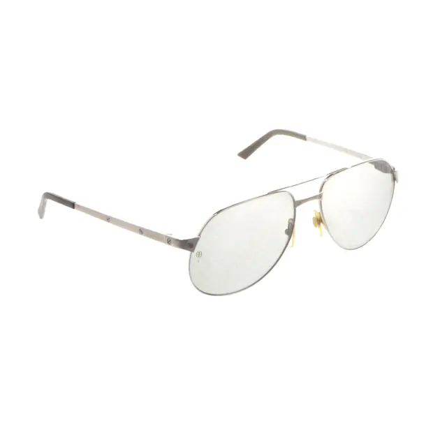 Sunglasses, in Silver, Synthetic / Metal, Cartier