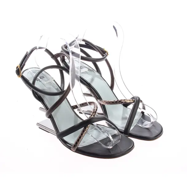 Sandali, in Nero, Fendi