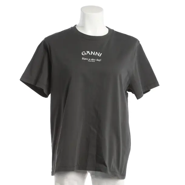 Camicia, in Grigio, Cotone, Ganni