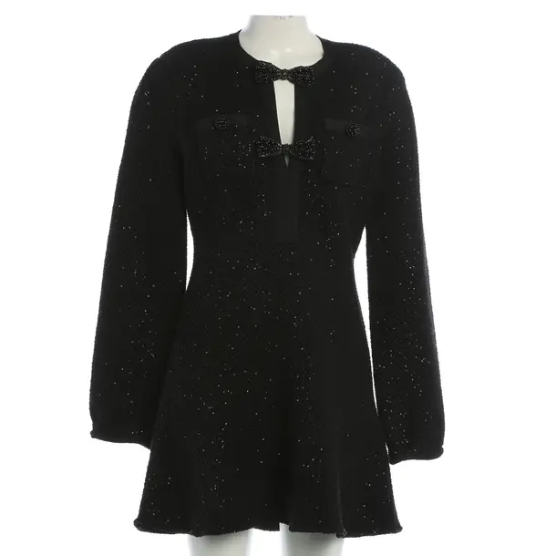 Dress, in Black, Cotton, self-portrait