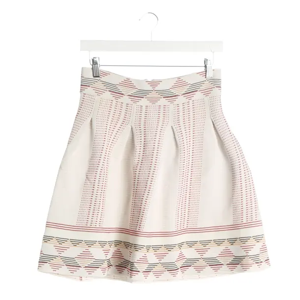 Skirt, in White, Viscose, Maje