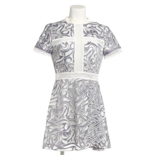 Cocktail Dress, in Light Gray, Polyester, self-portrait