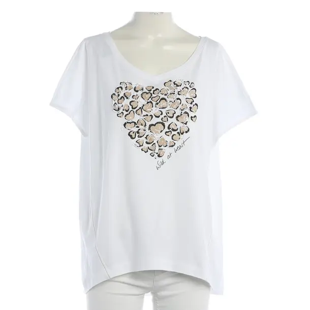 Shirt, in White, Cotton, Marc Cain