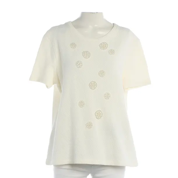 Shirt, in Cream, Cotton, Marc Cain