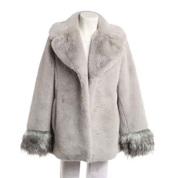 Winter Jacket, in Gray, Polyester, Diane von Furstenberg