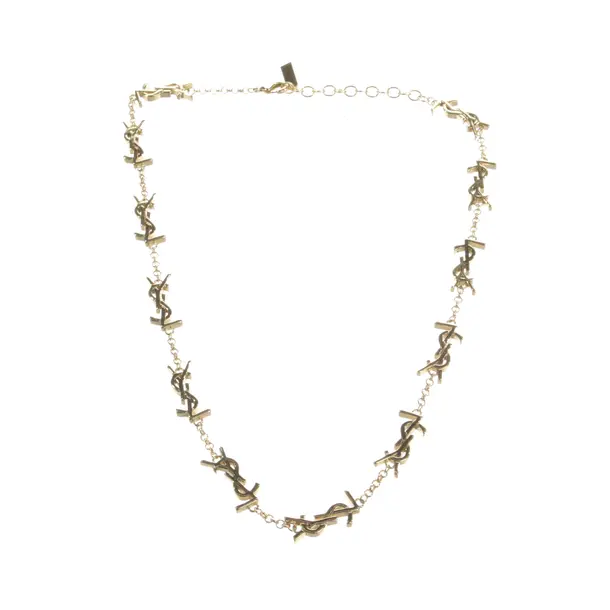 Collana, in Oro, Metallo (metallico, metallizzato), Saint Laurent