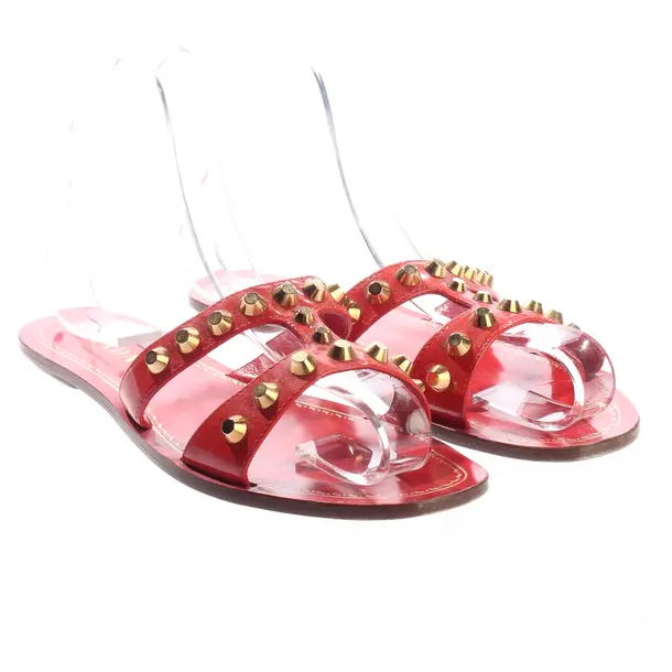 Sandals, in Red, Prada