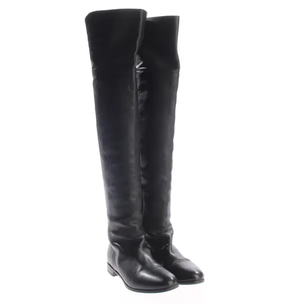 Overkneestiefel, in Schwarz, Jimmy Choo