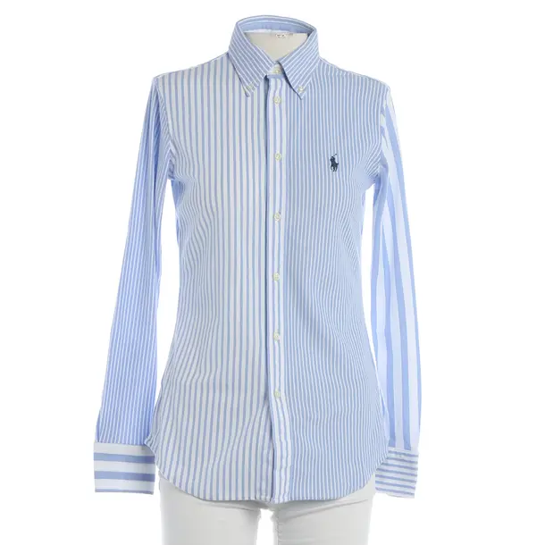 Bluse, in Blau, Baumwolle, Polo Ralph Lauren