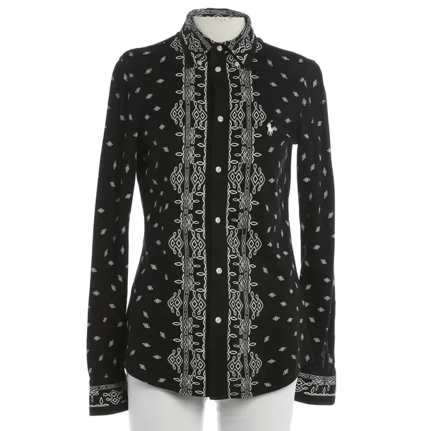 Bluse, in Schwarz, Baumwolle, Polo Ralph Lauren